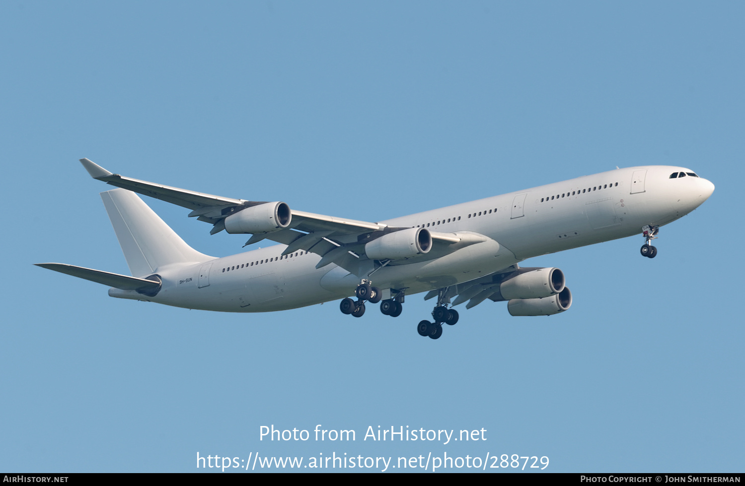 Aircraft Photo of 9H-SUN | Airbus A340-312 | AirHistory.net #288729