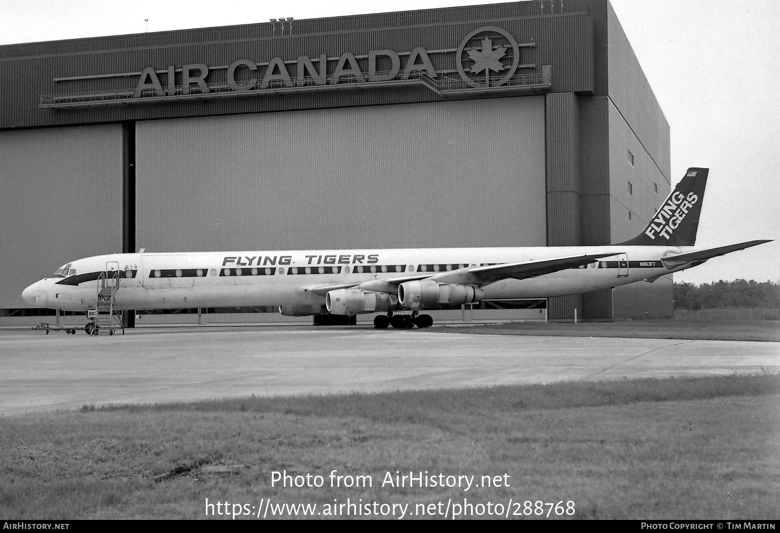 Aircraft Photo of N863FT | McDonnell Douglas DC-8-61CF | Flying Tigers | AirHistory.net #288768