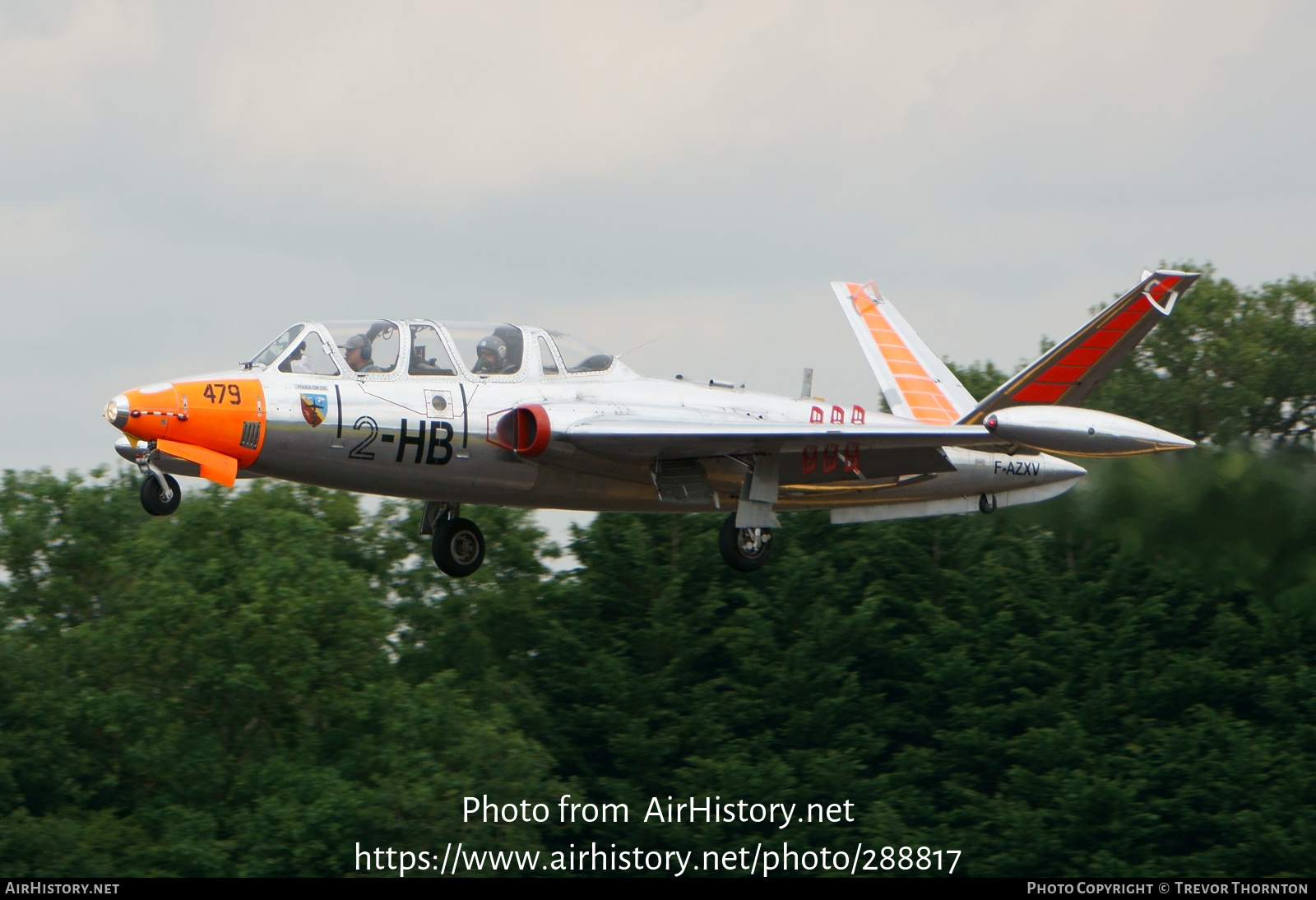 Aircraft Photo of F-AZXV / 479 | Fouga CM-170 Magister | France - Air Force | AirHistory.net #288817