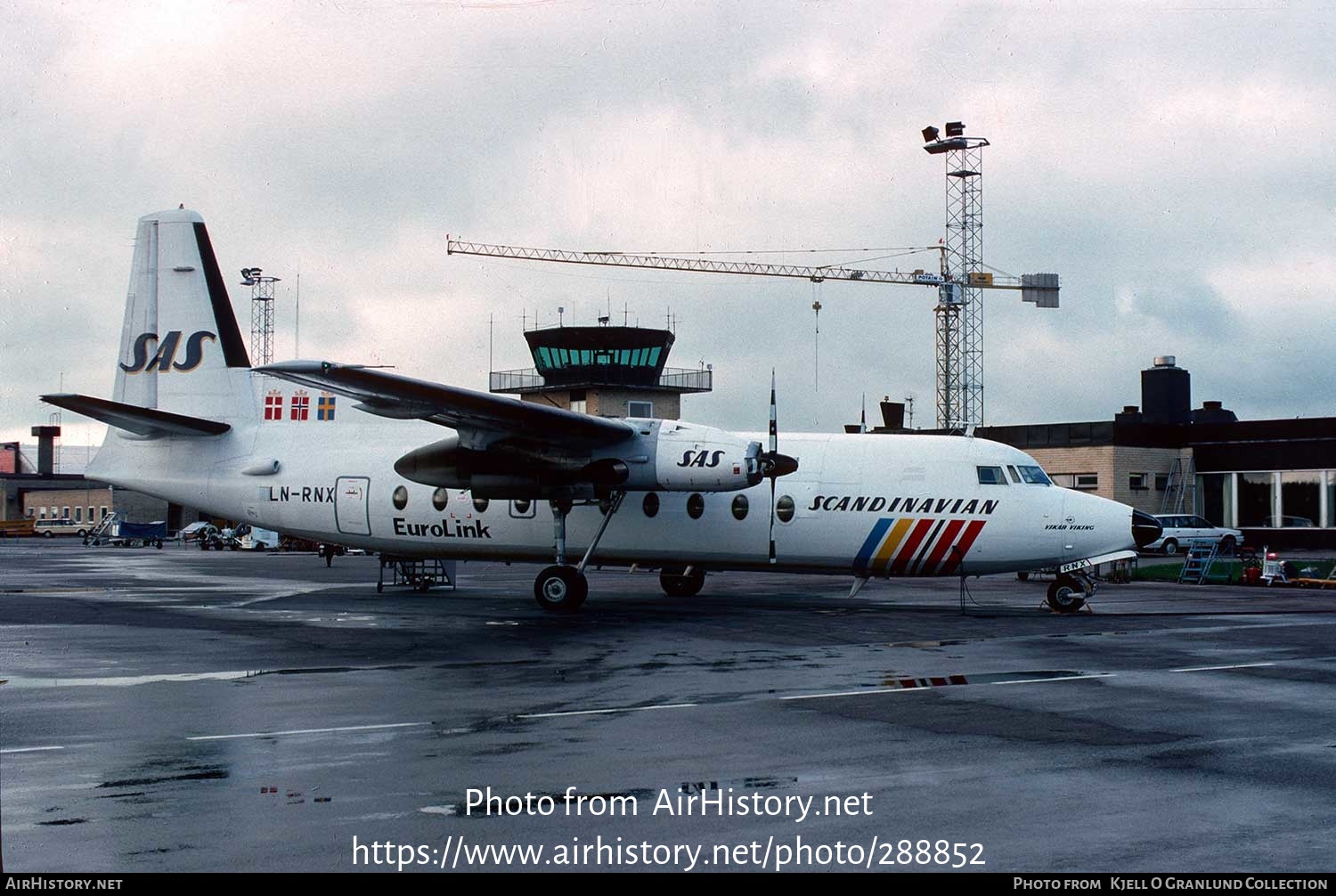 Aircraft Photo of LN-RNX | Fokker F27-600 Friendship | Scandinavian Commuter - Eurolink | AirHistory.net #288852