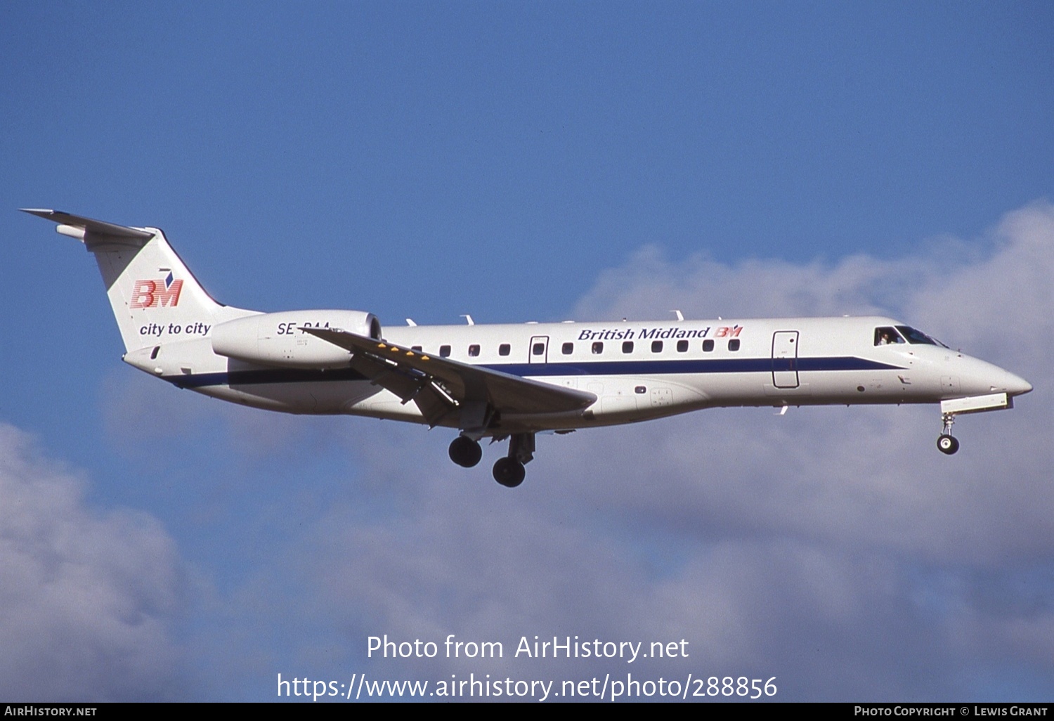 Aircraft Photo of SE-RAA | Embraer ERJ-135ER (EMB-135ER) | British Midland Airways - BMA | AirHistory.net #288856