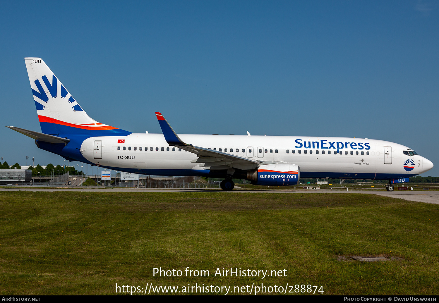 Aircraft Photo of TC-SUU | Boeing 737-86Q | SunExpress | AirHistory.net #288874