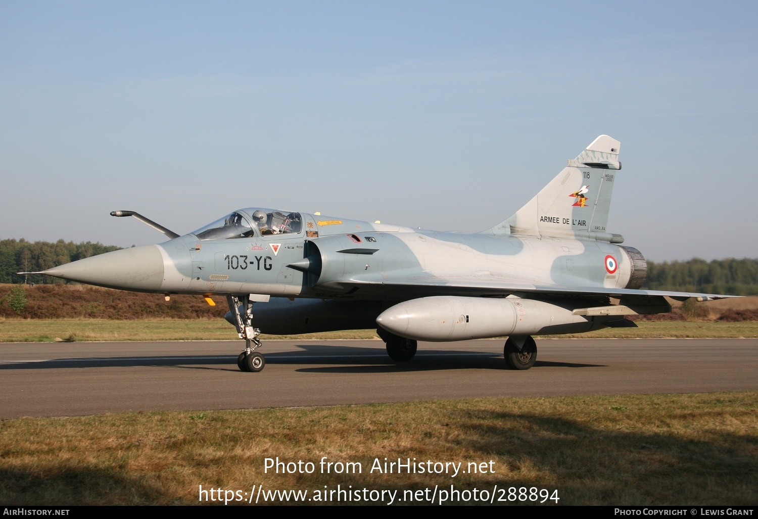 Aircraft Photo of 118 | Dassault Mirage 2000C | France - Air Force | AirHistory.net #288894