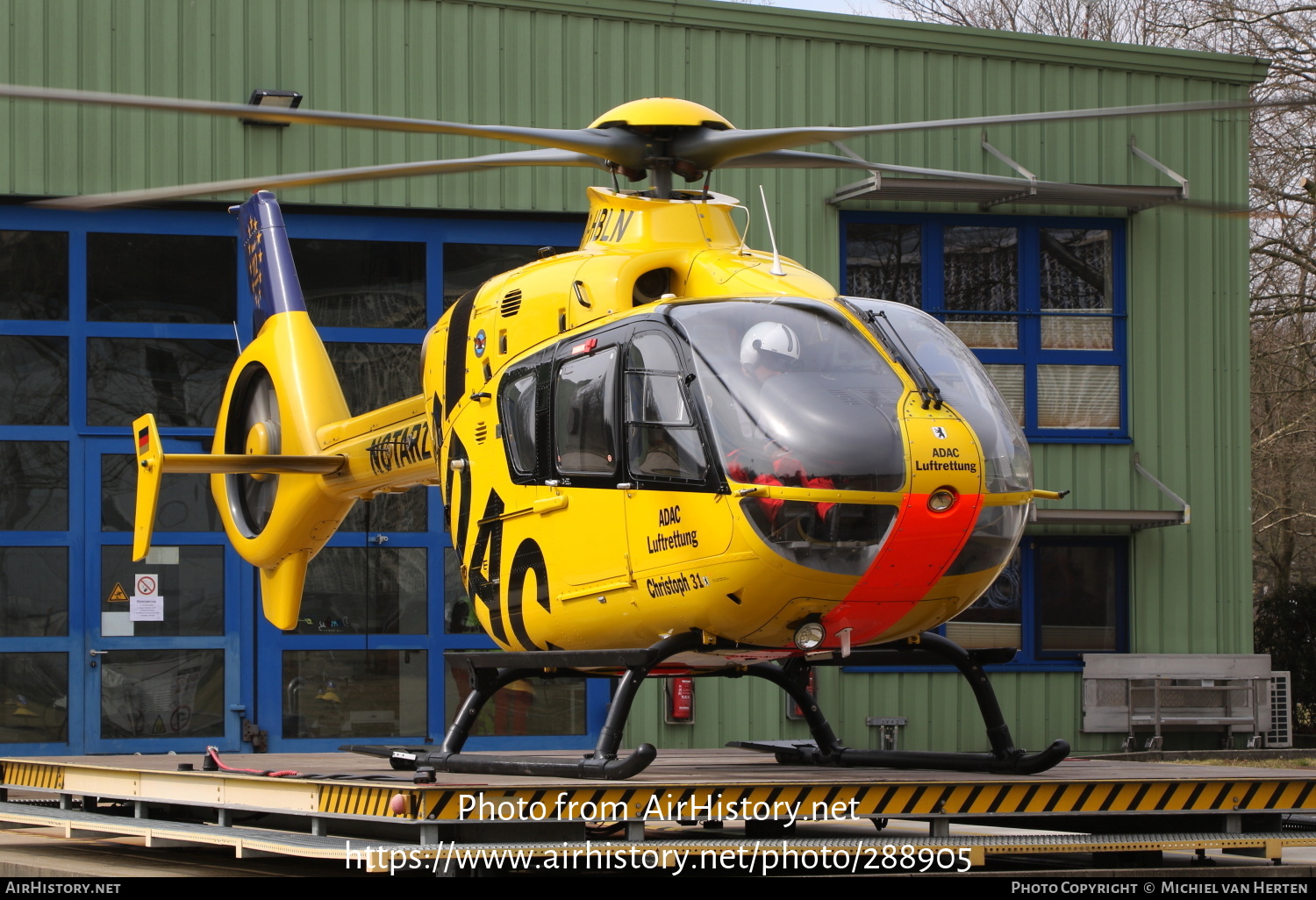 Aircraft Photo of D-HBLN | Eurocopter EC-135P-2 | ADAC Luftrettung | AirHistory.net #288905