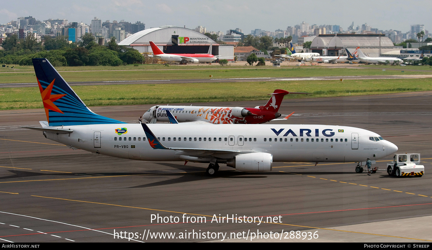 Aircraft Photo of PR-VBG | Boeing 737-8EH | Varig | AirHistory.net #288936