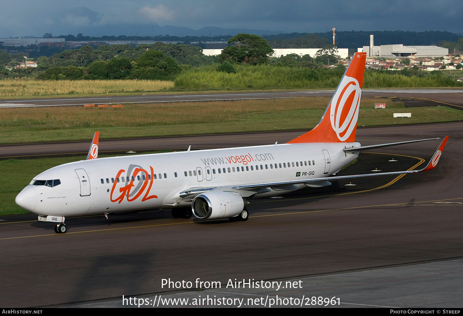 Aircraft Photo of PR-GIQ | Boeing 737-86N | GOL Linhas Aéreas | AirHistory.net #288961