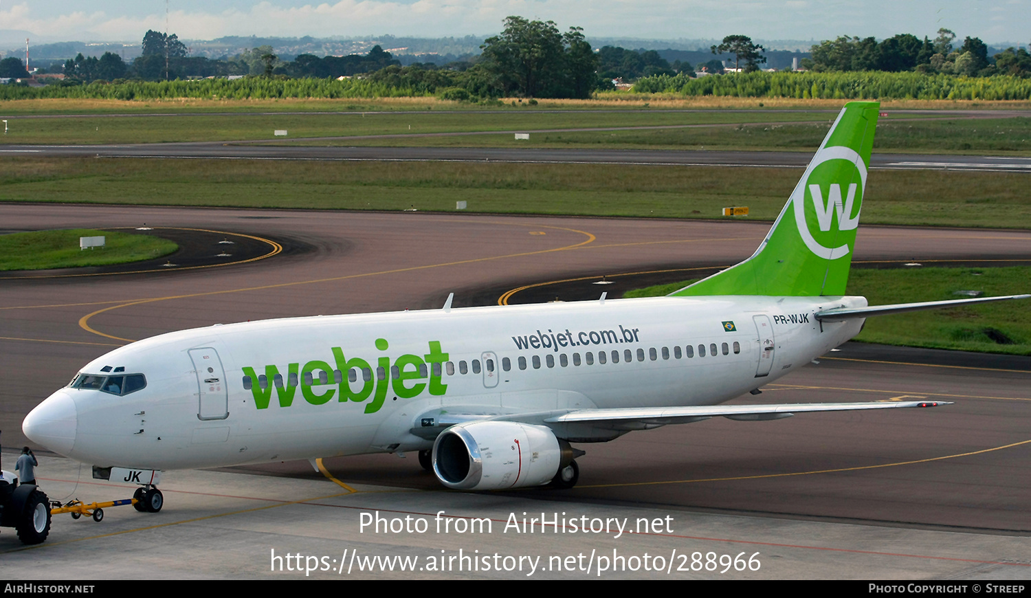 Aircraft Photo of PR-WJK | Boeing 737-33A | WebJet Linhas Aéreas | AirHistory.net #288966