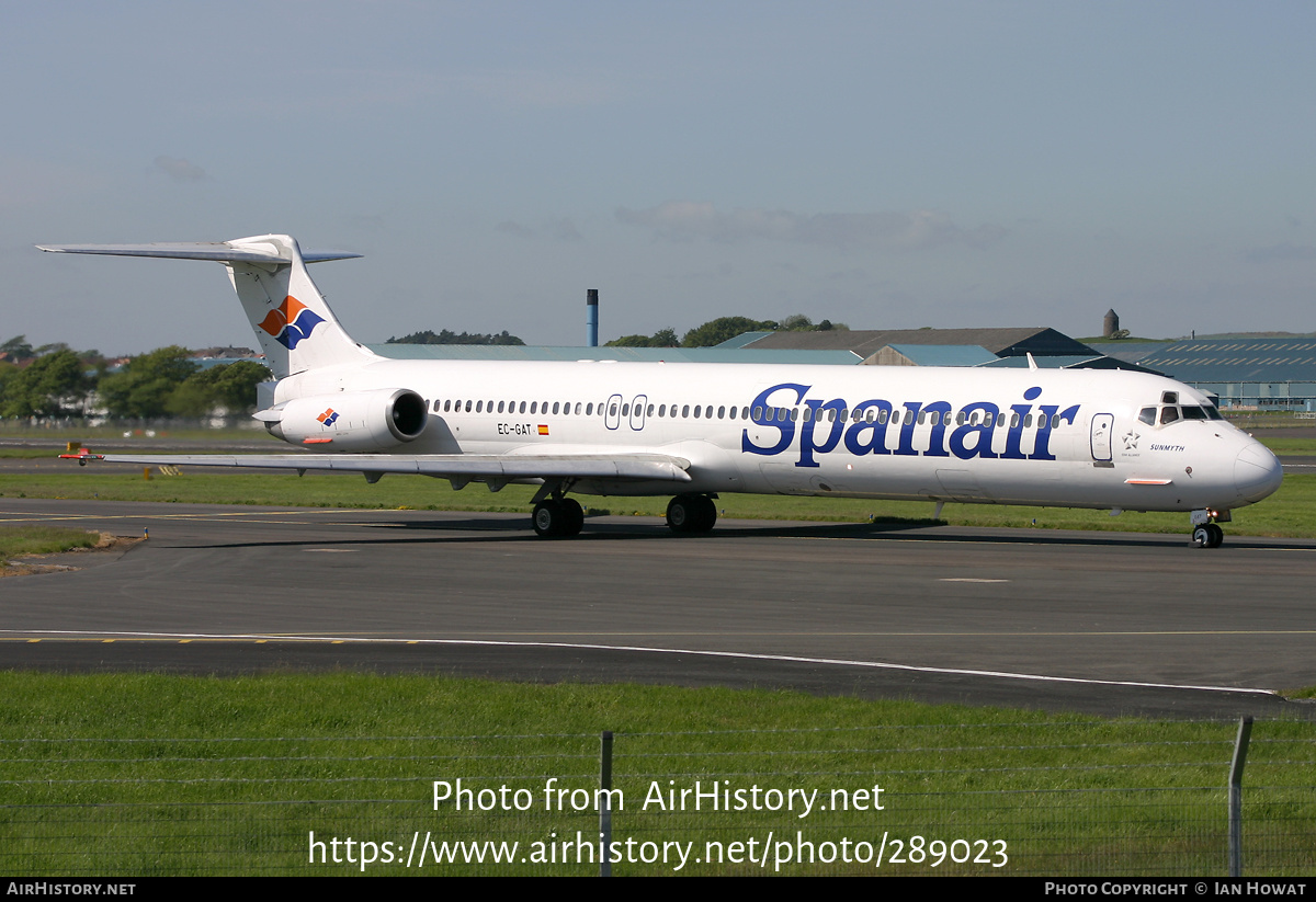 Aircraft Photo of EC-GAT | McDonnell Douglas MD-83 (DC-9-83) | Spanair | AirHistory.net #289023