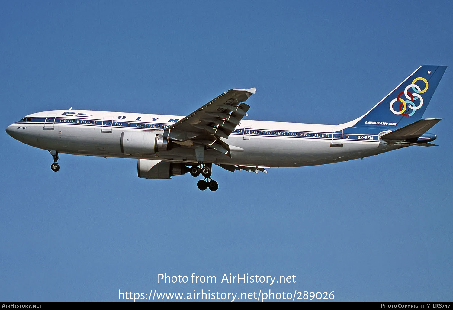 Aircraft Photo of SX-BEM | Airbus A300B4-605R | Olympic | AirHistory.net #289026