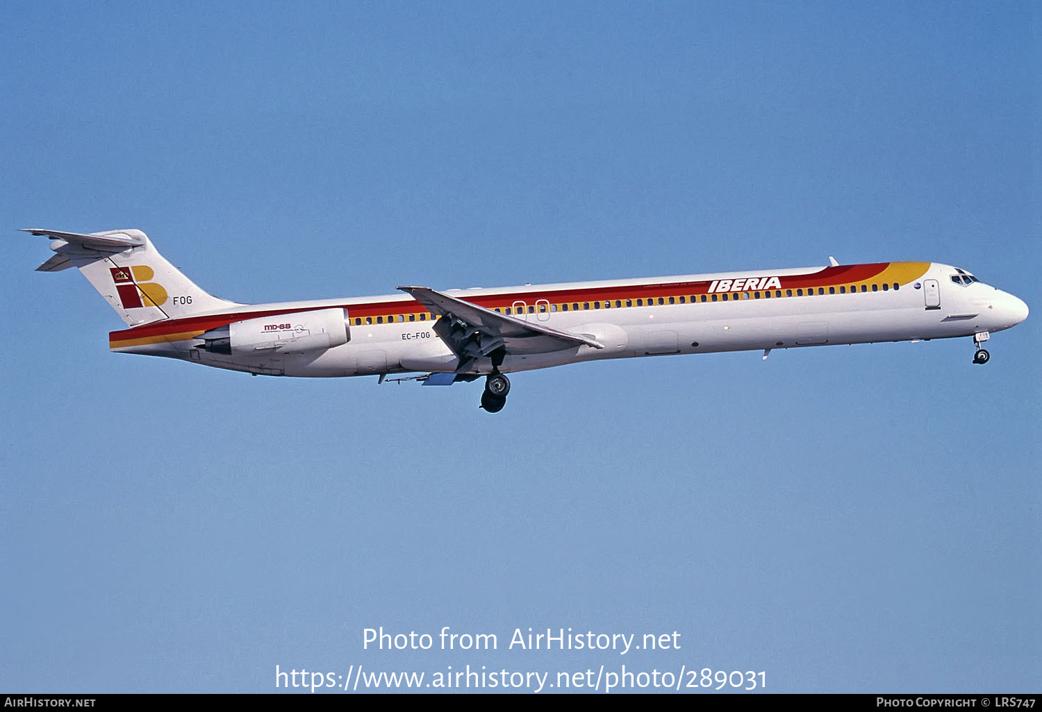 Aircraft Photo of EC-FOG | McDonnell Douglas MD-88 | Iberia | AirHistory.net #289031