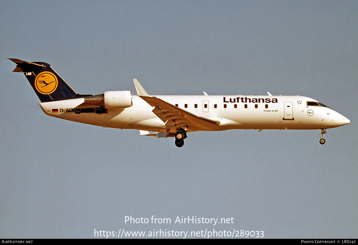 Aircraft Photo of D-ACLM | Canadair CRJ-100ER (CL-600-2B19) | Lufthansa | AirHistory.net #289033