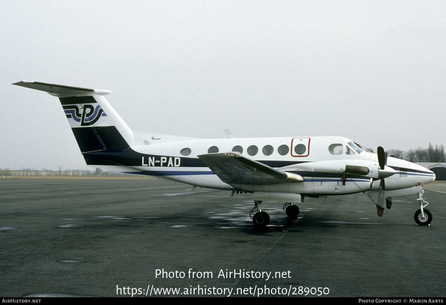 Aircraft Photo of LN-PAD | Beech 200 Super King Air | Partnair | AirHistory.net #289050