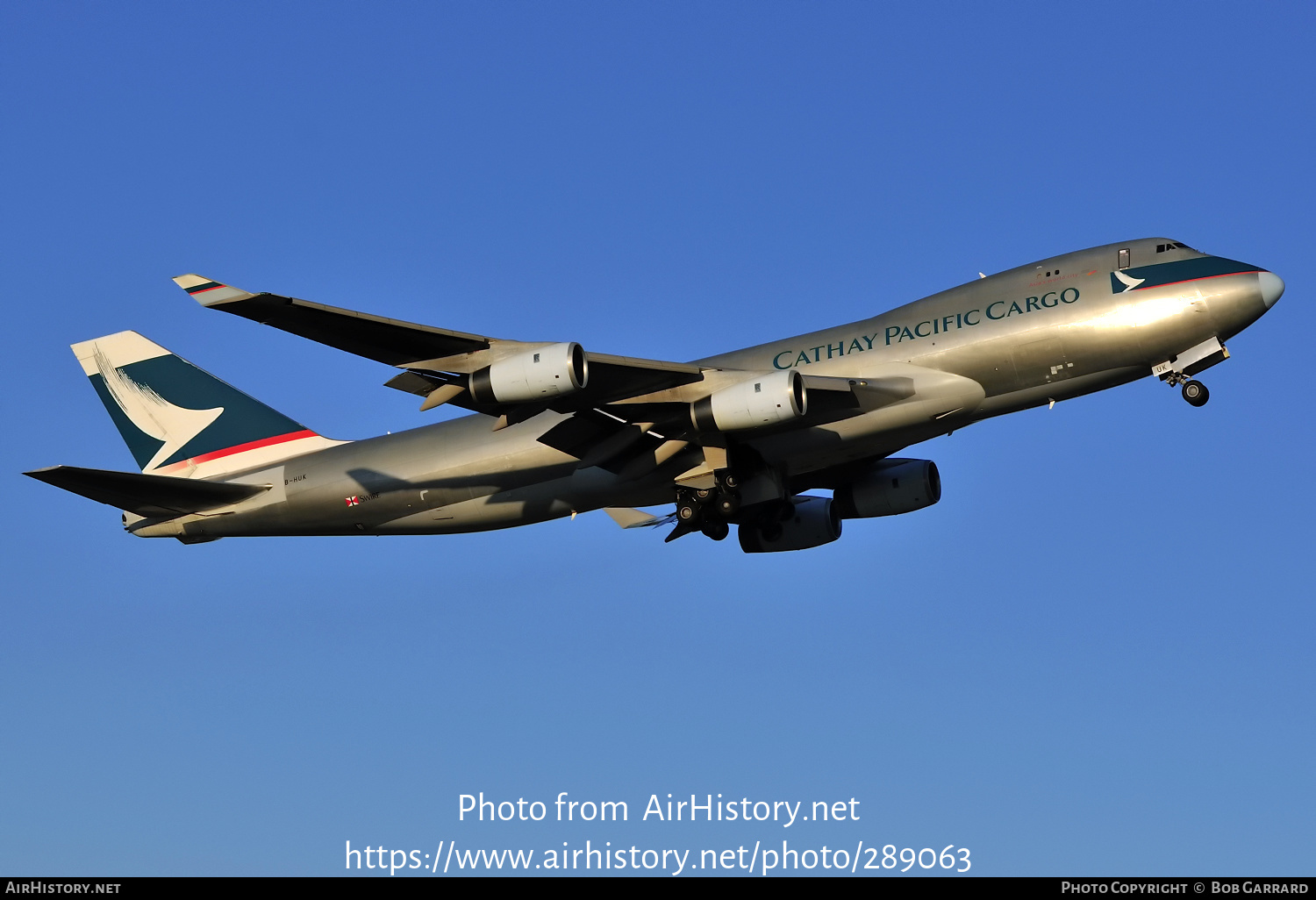 Aircraft Photo of B-HUK | Boeing 747-467(BCF) | Cathay Pacific Airways Cargo | AirHistory.net #289063