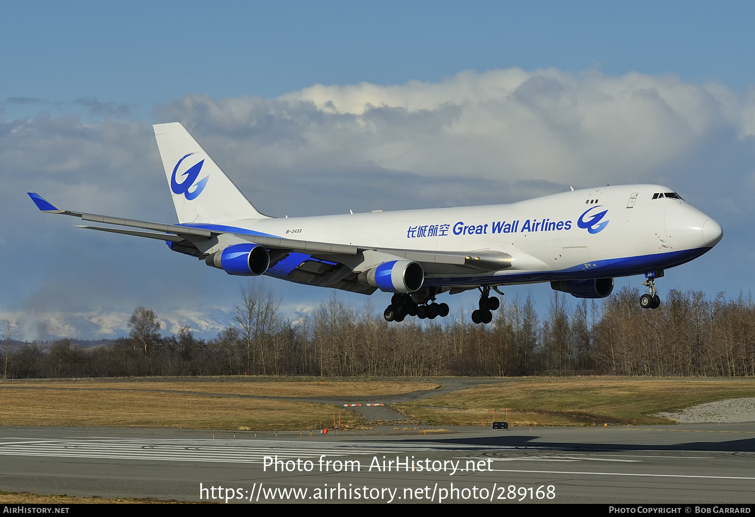 Aircraft Photo of B-2433 | Boeing 747-412F/SCD | Great Wall Airlines | AirHistory.net #289168