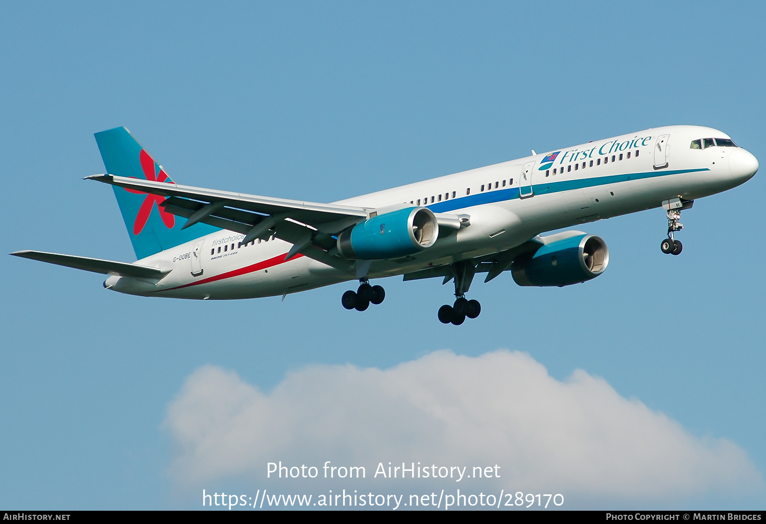 Aircraft Photo of G-OOBE | Boeing 757-28A | First Choice Airways | AirHistory.net #289170