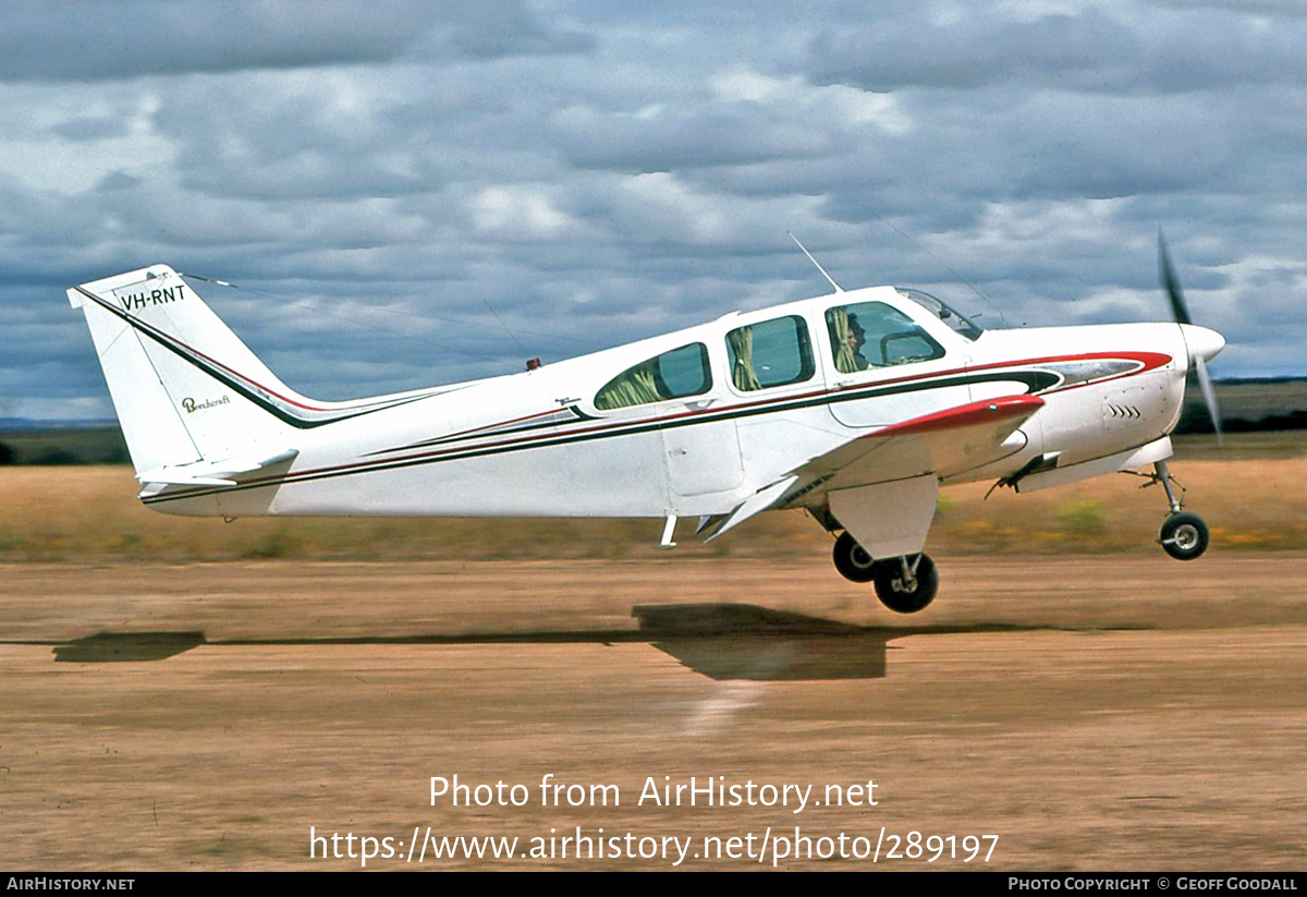 Aircraft Photo of VH-RNT | Beech C33 Debonair | AirHistory.net #289197