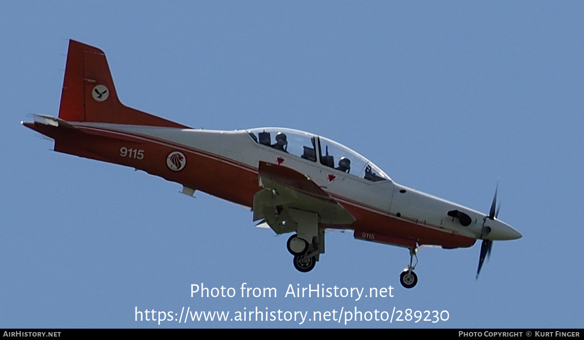 Aircraft Photo of 9115 | Pilatus PC-21 | Singapore - Air Force | AirHistory.net #289230