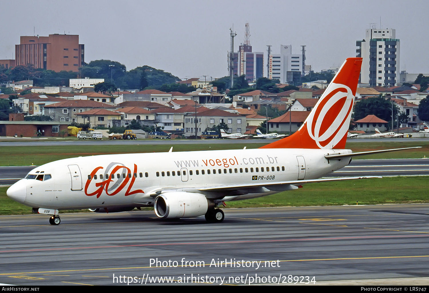 Aircraft Photo of PR-GOB | Boeing 737-75B | GOL Linhas Aéreas | AirHistory.net #289234