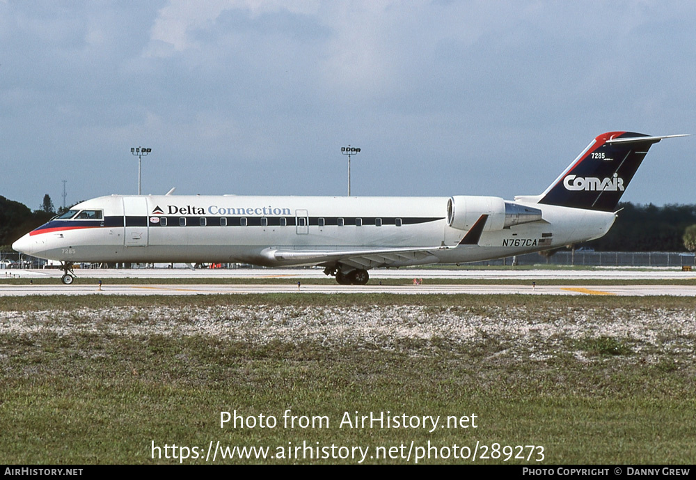 Aircraft Photo of N767CA | Bombardier CRJ-100ER (CL-600-2B19) | Delta Connection | AirHistory.net #289273