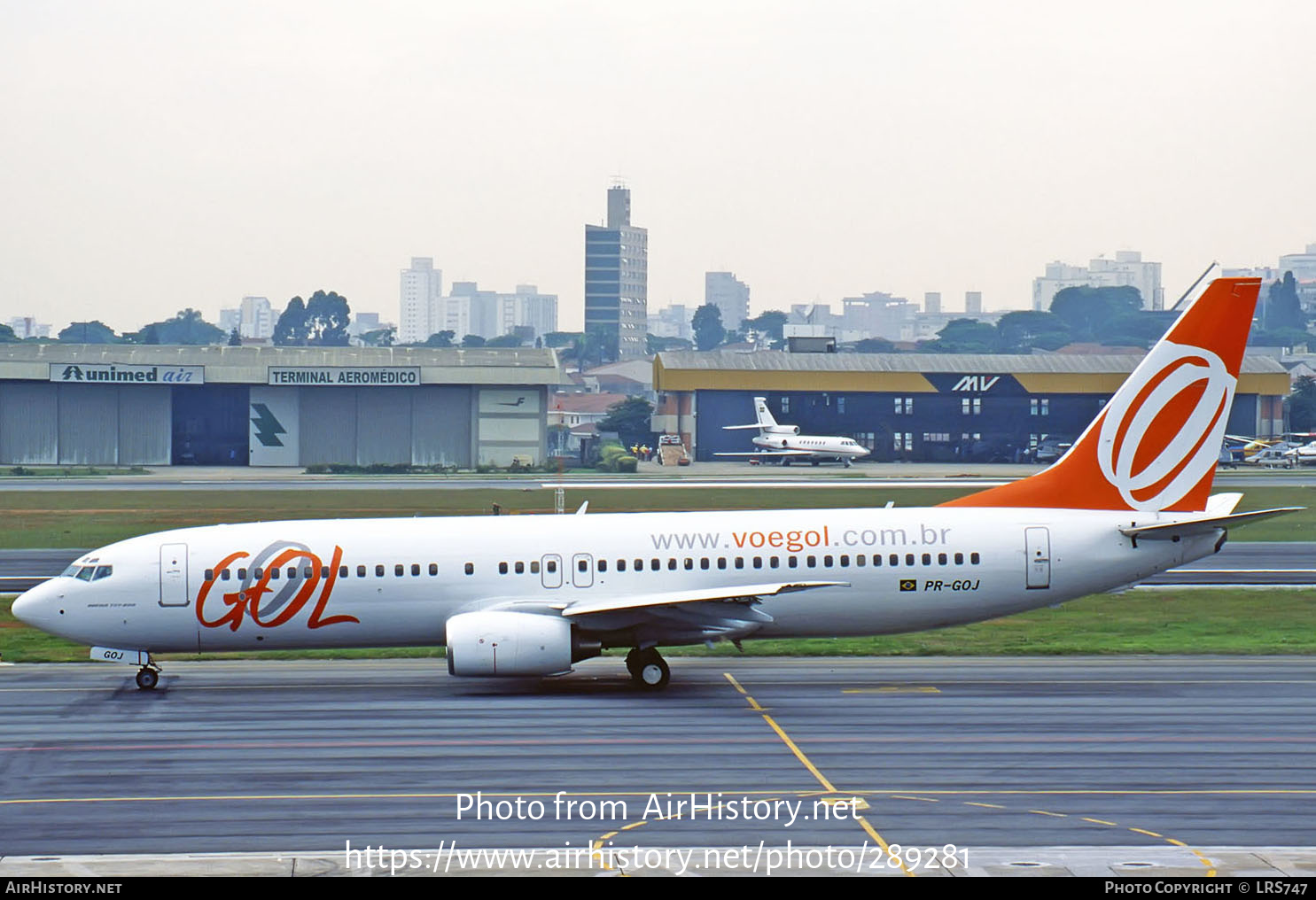 Aircraft Photo of PR-GOJ | Boeing 737-8CX | GOL Linhas Aéreas | AirHistory.net #289281