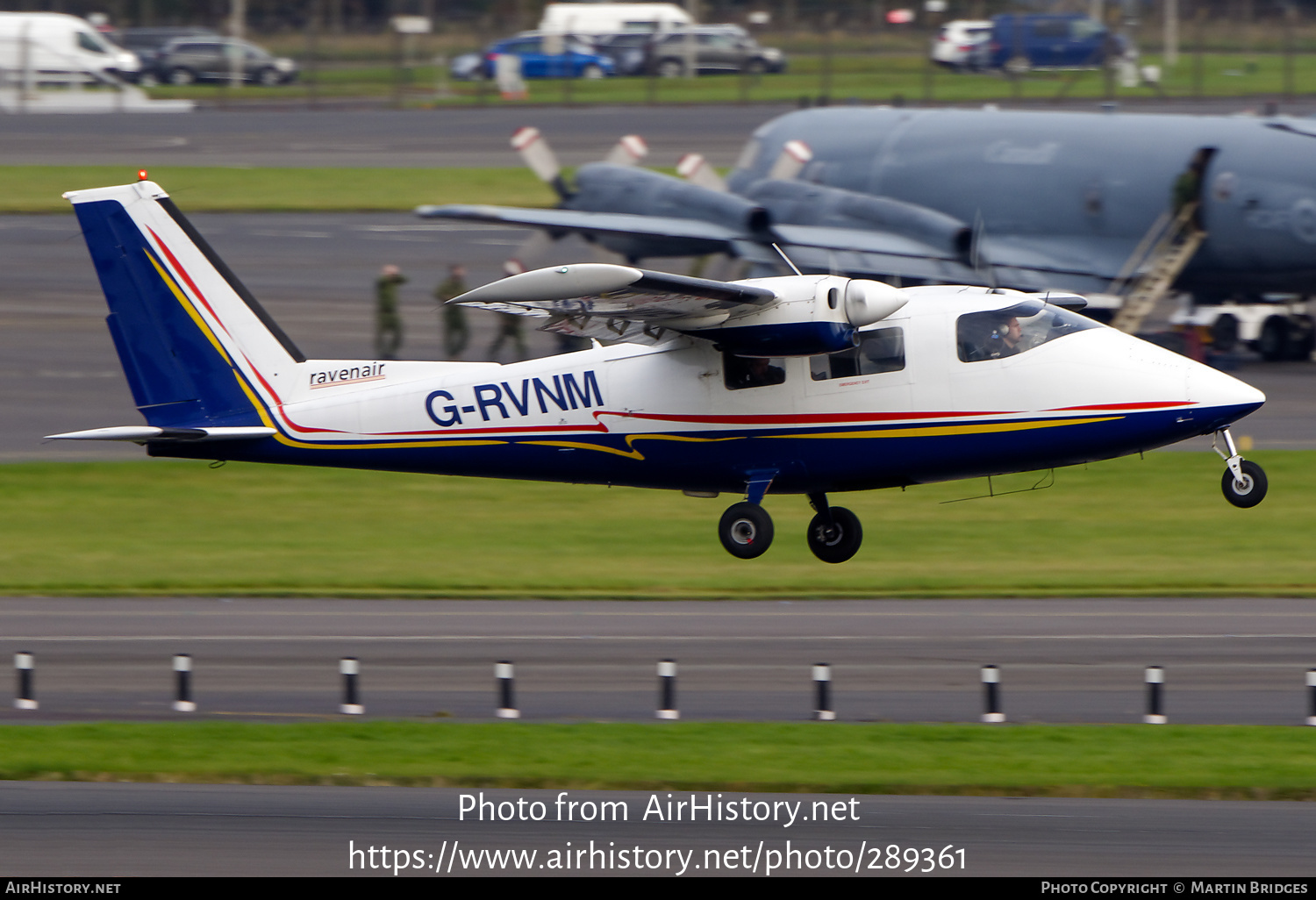 Aircraft Photo of G-RVNM | Partenavia P-68B Victor | Ravenair | AirHistory.net #289361