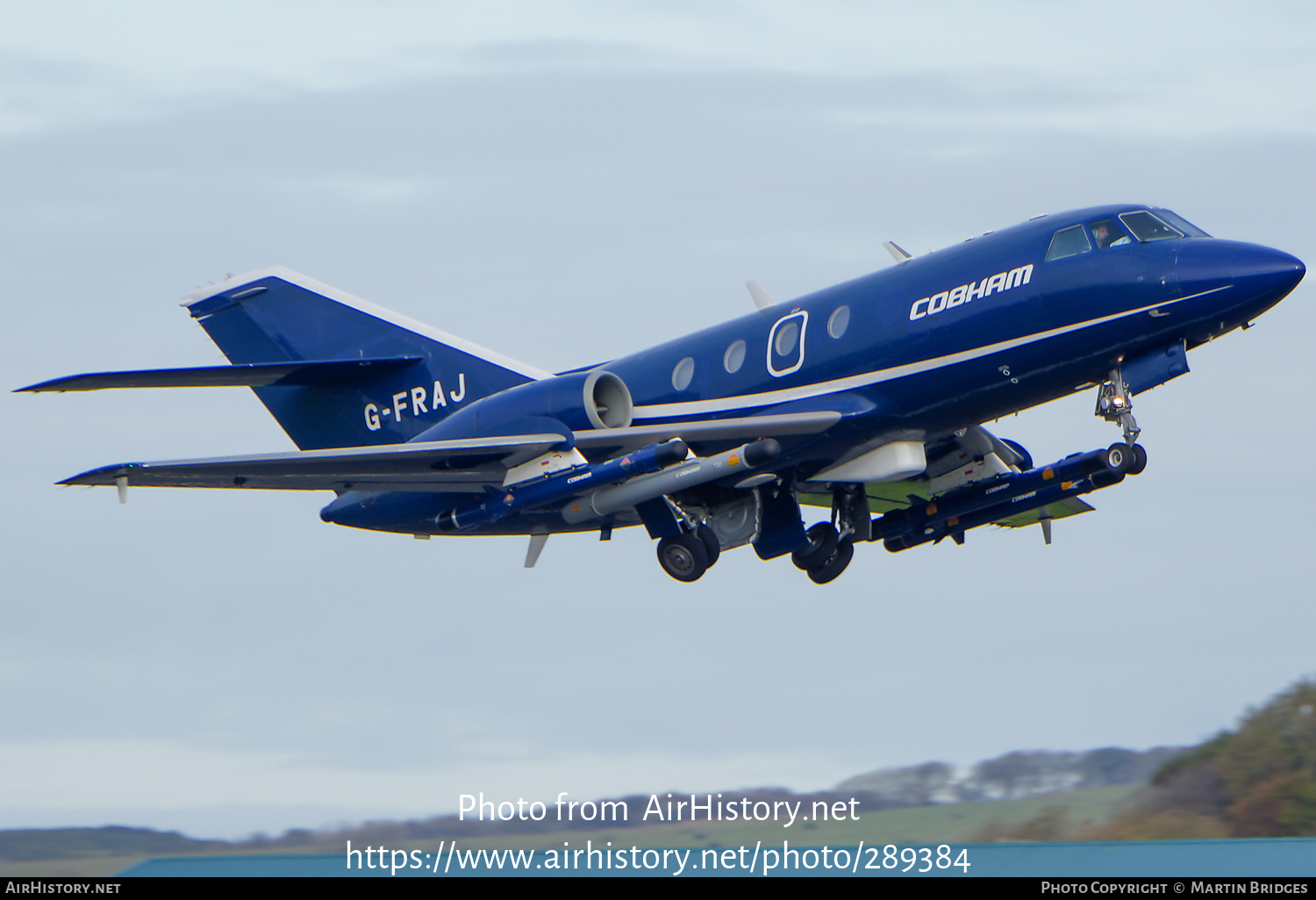 Aircraft Photo of G-FRAJ | Dassault Falcon 20C | Cobham Aviation Services | AirHistory.net #289384