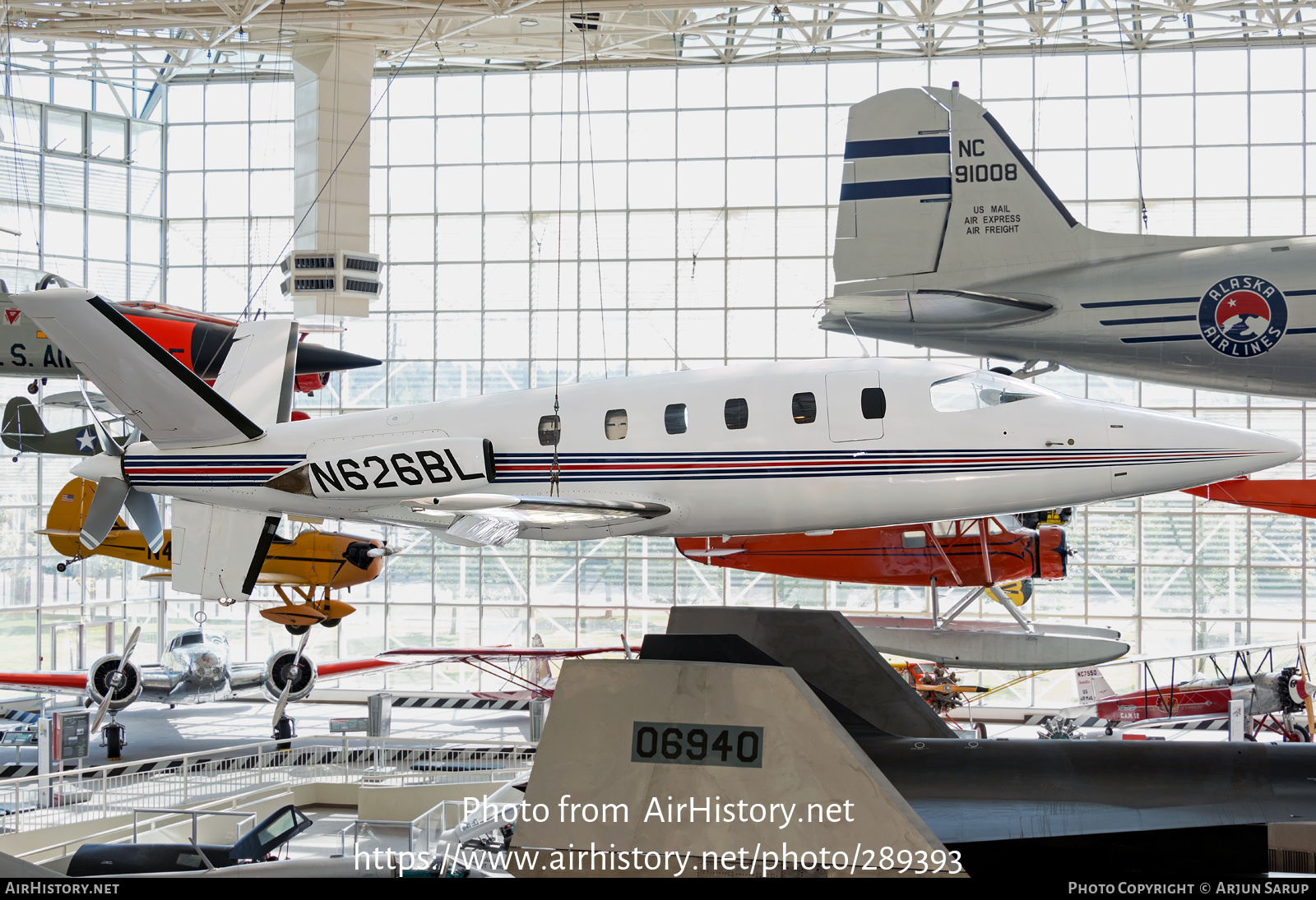 Aircraft Photo of N626BL | LearAvia Lear Fan 2100 | AirHistory.net #289393