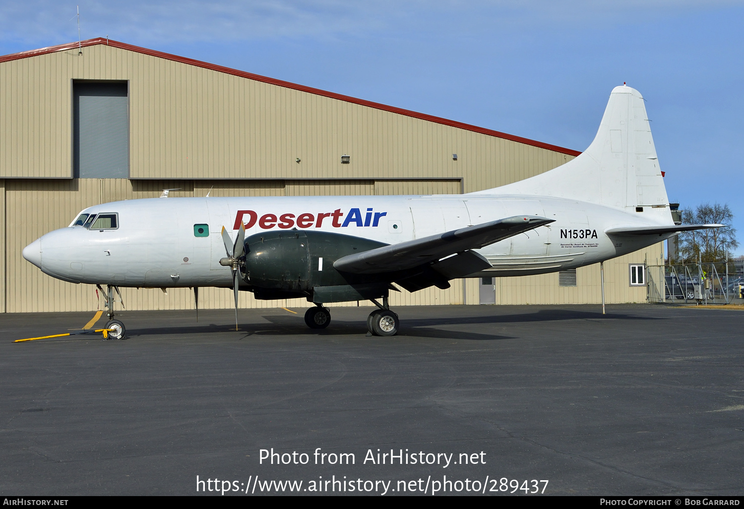 Aircraft Photo of N153PA | Convair T-29B | Desert Air Transport | AirHistory.net #289437