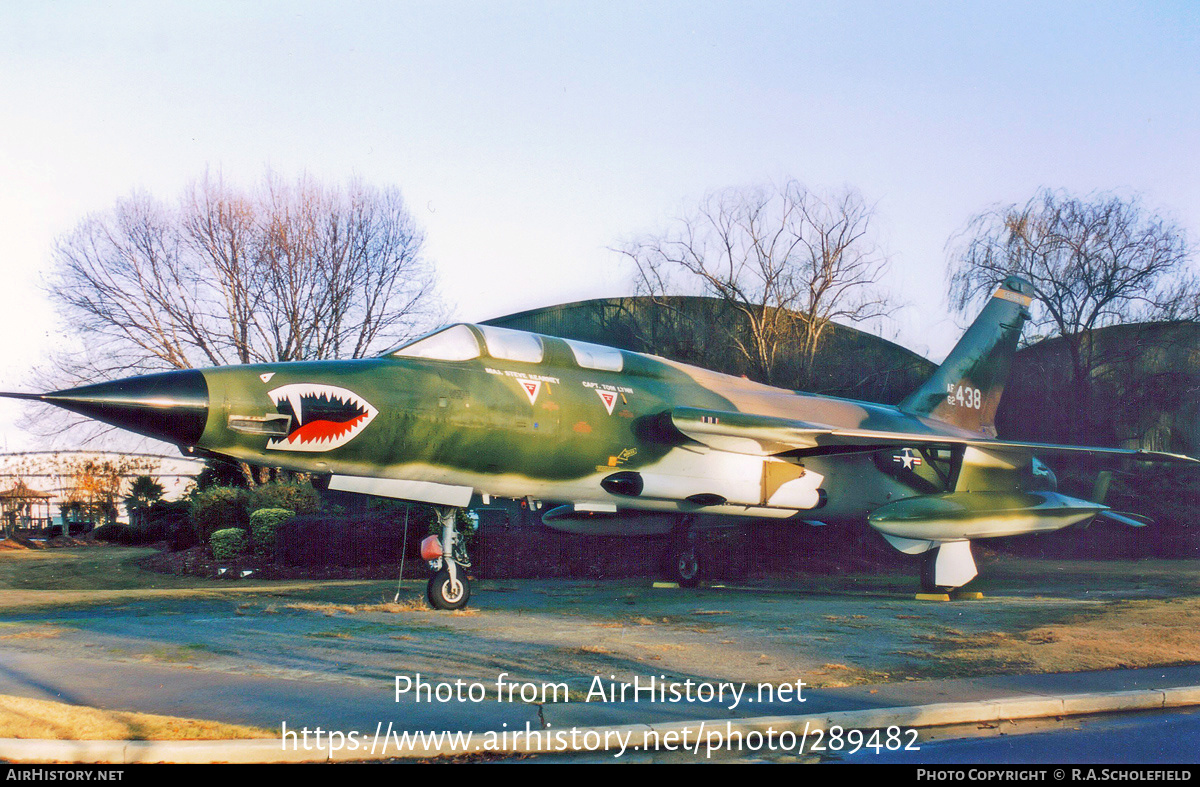 Aircraft Photo of 62-4438 / AF62-438 | Republic F-105G Thunderchief | USA - Air Force | AirHistory.net #289482