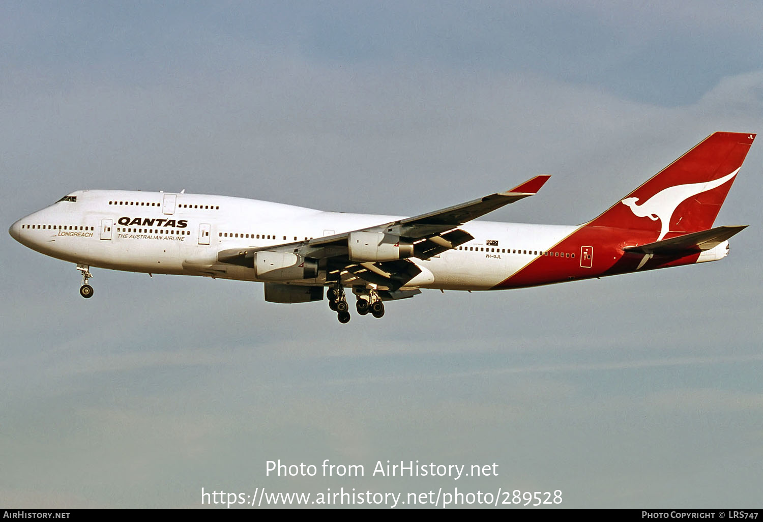 Aircraft Photo of VH-OJL | Boeing 747-438 | Qantas | AirHistory.net #289528