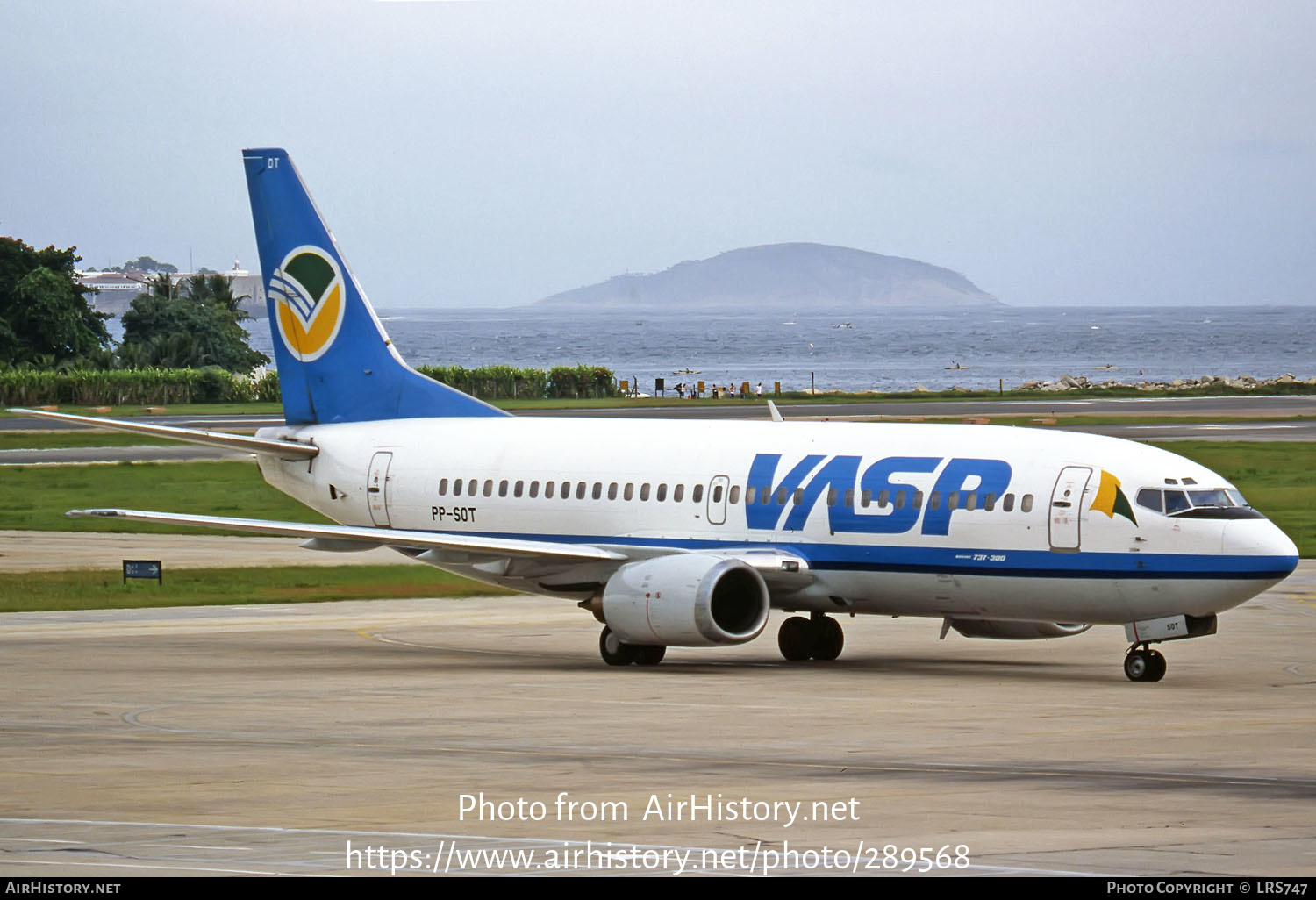 Aircraft Photo of PP-SOT | Boeing 737-3L9 | VASP | AirHistory.net #289568