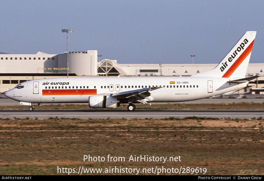 Aircraft Photo of EC-HBN | Boeing 737-85P | Air Europa | AirHistory.net #289619