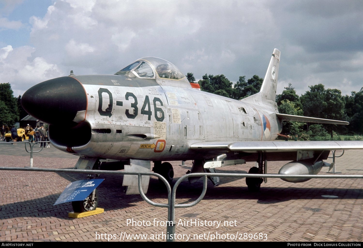 Aircraft Photo of Q-346 | North American F-86K Sabre | Netherlands - Air Force | AirHistory.net #289683