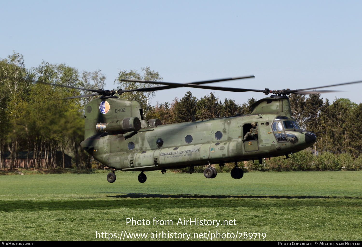 Aircraft Photo of D-102 | Boeing CH-47D Chinook (414) | Netherlands - Air Force | AirHistory.net #289719