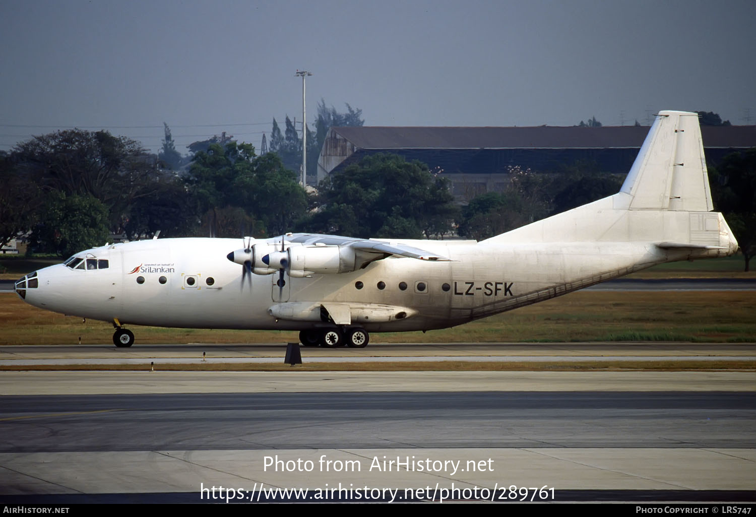 Aircraft Photo of LZ-SFK | Antonov An-12BP | SriLankan Airlines | AirHistory.net #289761