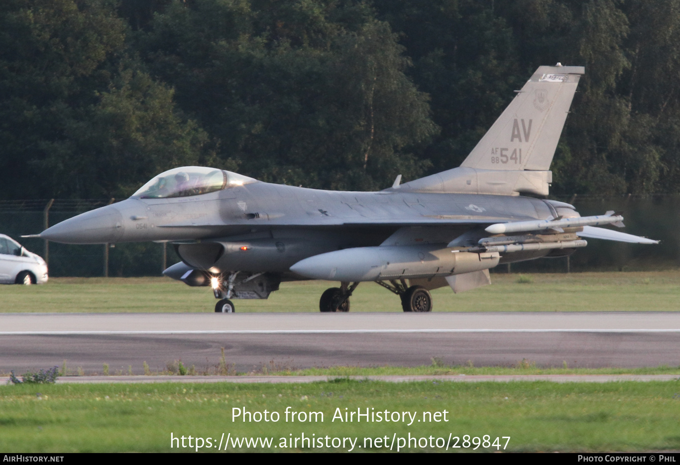 Aircraft Photo of 88-0541 / AF88-541 | Lockheed Martin F-16CM Fighting Falcon | USA - Air Force | AirHistory.net #289847