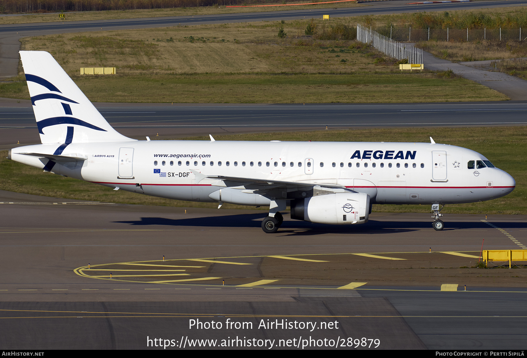 Aircraft Photo of SX-DGF | Airbus A319-132 | Aegean Airlines | AirHistory.net #289879