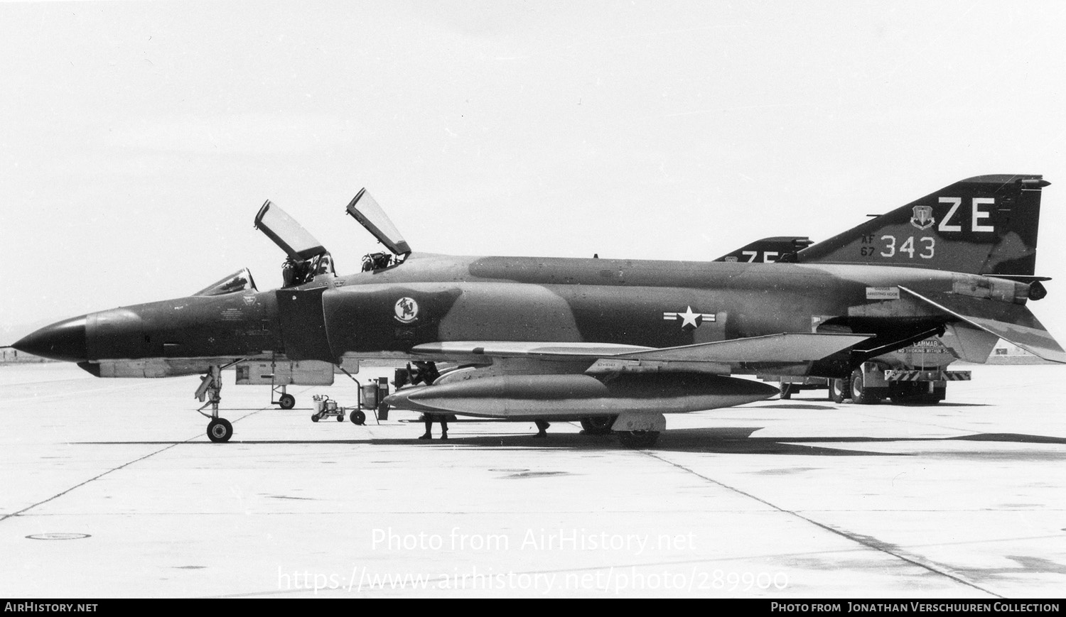 Aircraft Photo of 67-0343 / AF67-343 | McDonnell Douglas F-4E Phantom II | USA - Air Force | AirHistory.net #289900