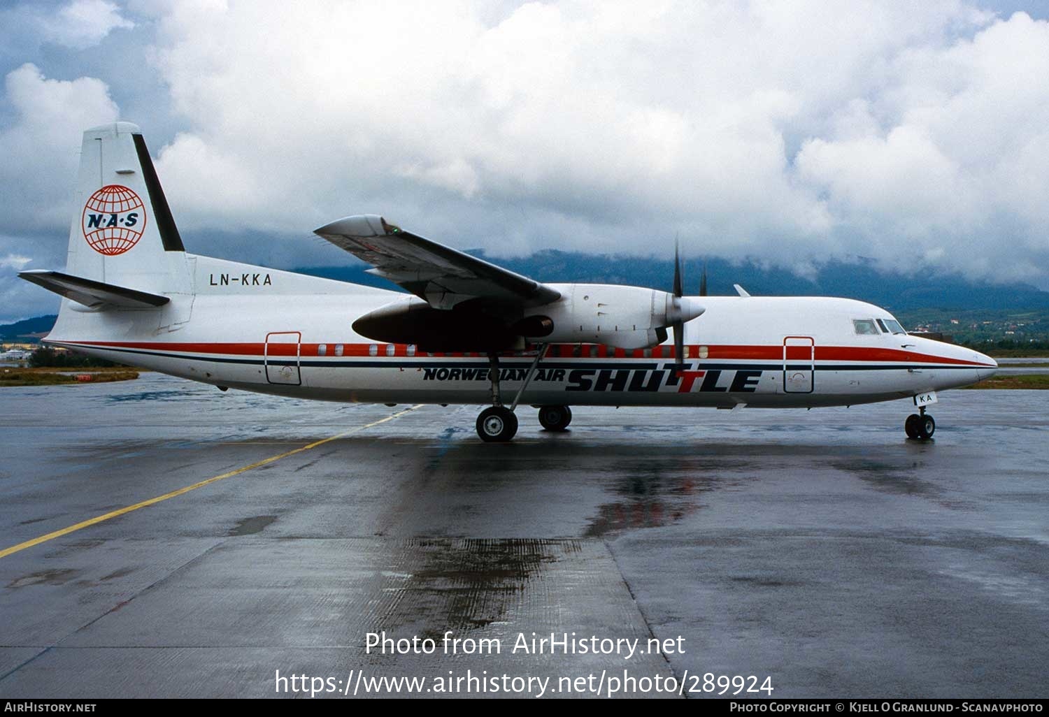 Aircraft Photo of LN-KKA | Fokker 50 | Norwegian Air Shuttle - NAS | AirHistory.net #289924