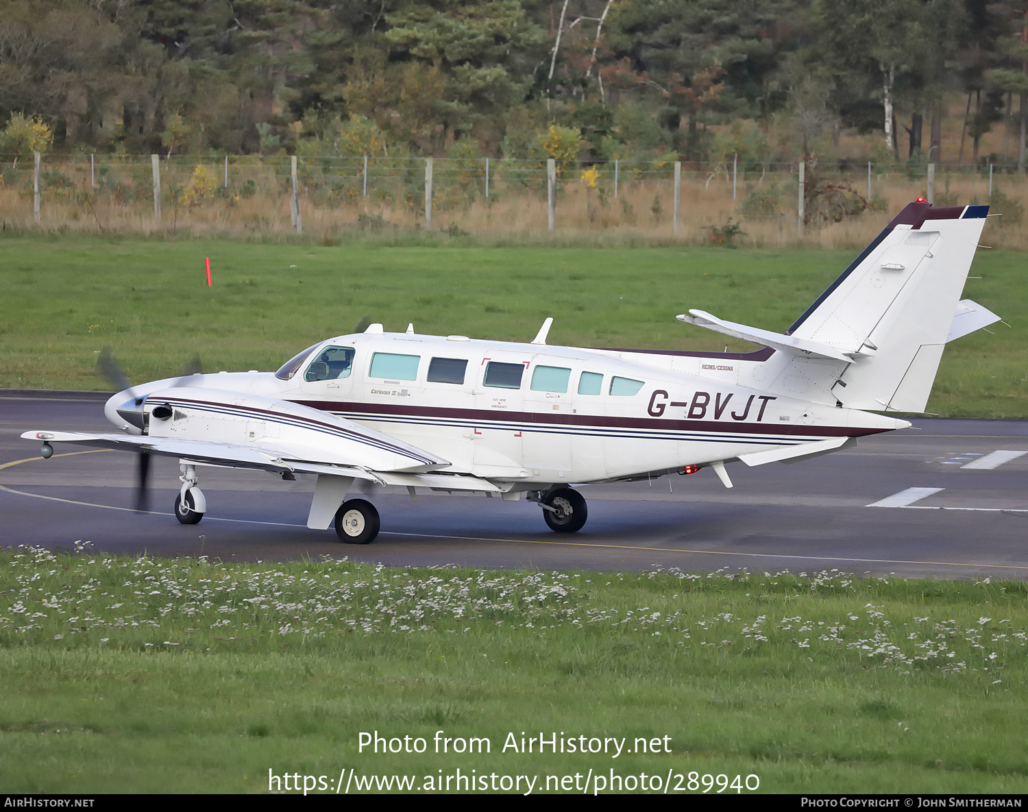 Aircraft Photo of G-BVJT | Reims F406 Caravan II | AirHistory.net #289940