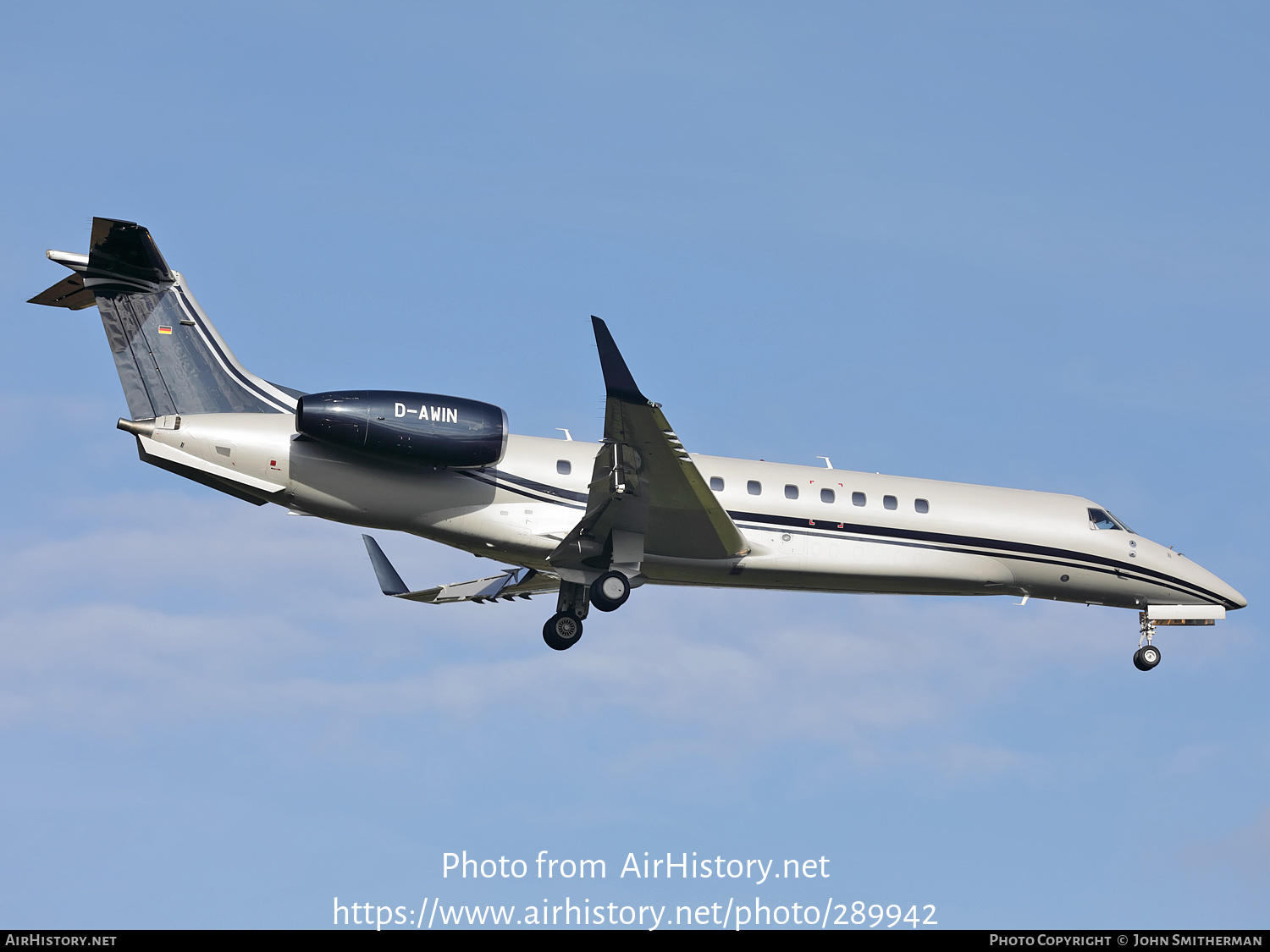 Aircraft Photo of D-AWIN | Embraer Legacy 650 (EMB-135BJ) | Air Hamburg | AirHistory.net #289942