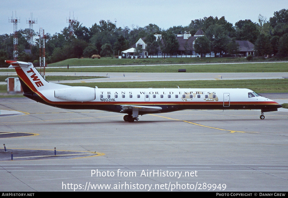 Aircraft Photo of N802HK | Embraer ERJ-145ER (EMB-145ER) | TW Express - Trans World Express | AirHistory.net #289949