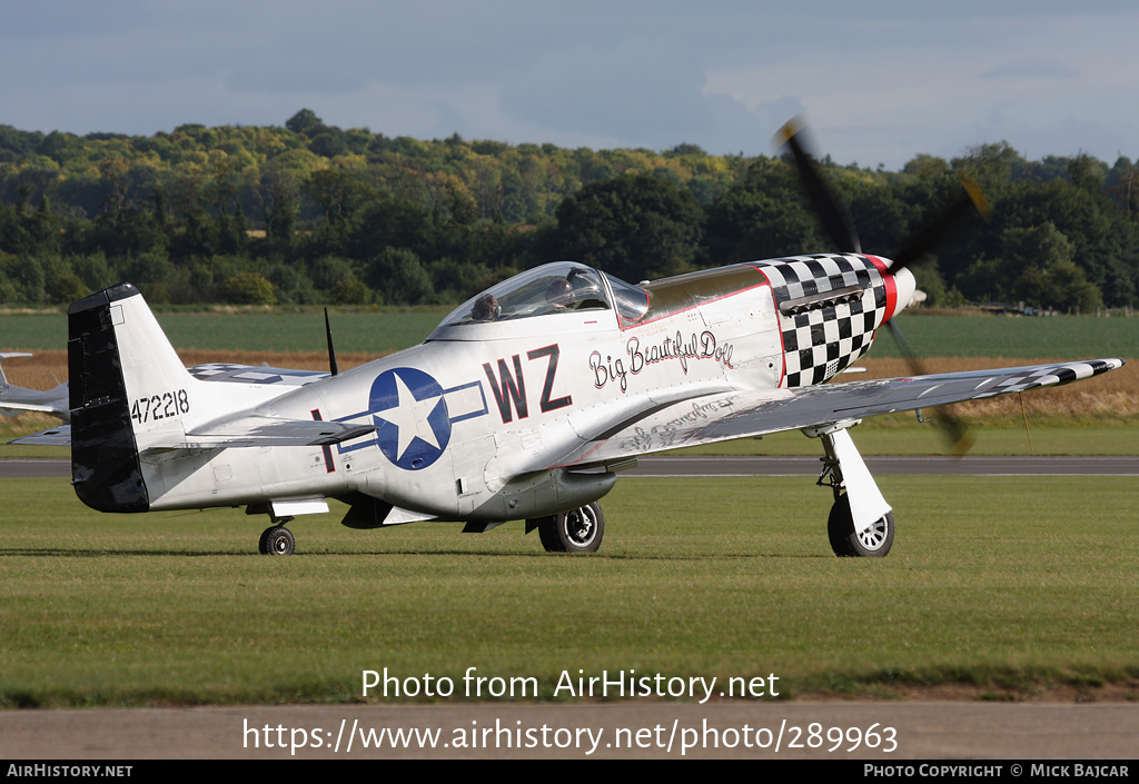 Aircraft Photo of G-HAEC / 472218 | Commonwealth CA-18 Mustang 22 (P-51D) | USA - Air Force | AirHistory.net #289963