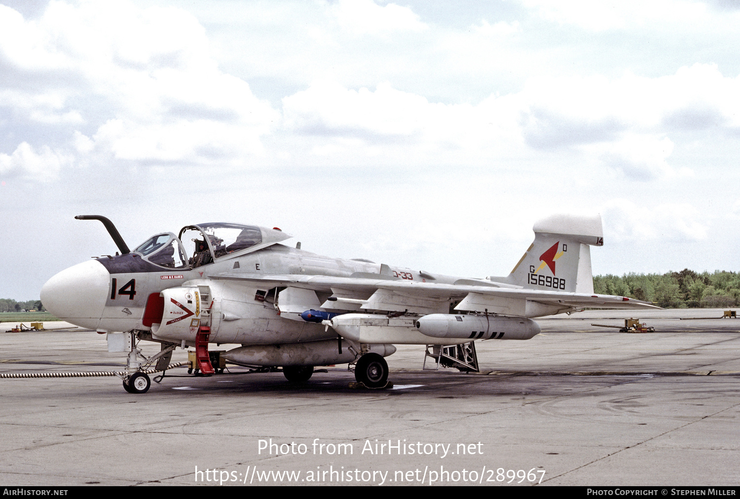 Aircraft Photo of 156988 | Grumman EA-6A Intruder (G-128/A2F-1Q) | USA - Navy | AirHistory.net #289967