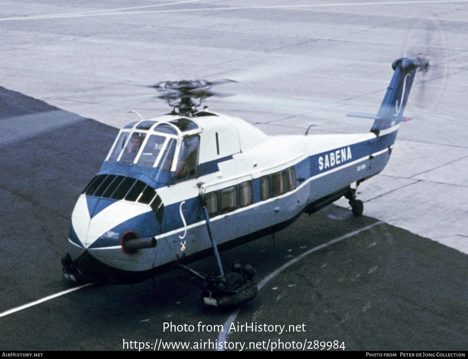 Aircraft Photo of OO-SHI | Sikorsky S-58C | Sabena | AirHistory.net #289984