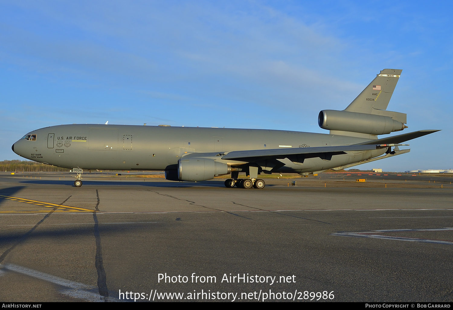 Aircraft Photo of 86-0034 / 60034 | McDonnell Douglas KC-10A Extender (DC-10-30CF) | USA - Air Force | AirHistory.net #289986