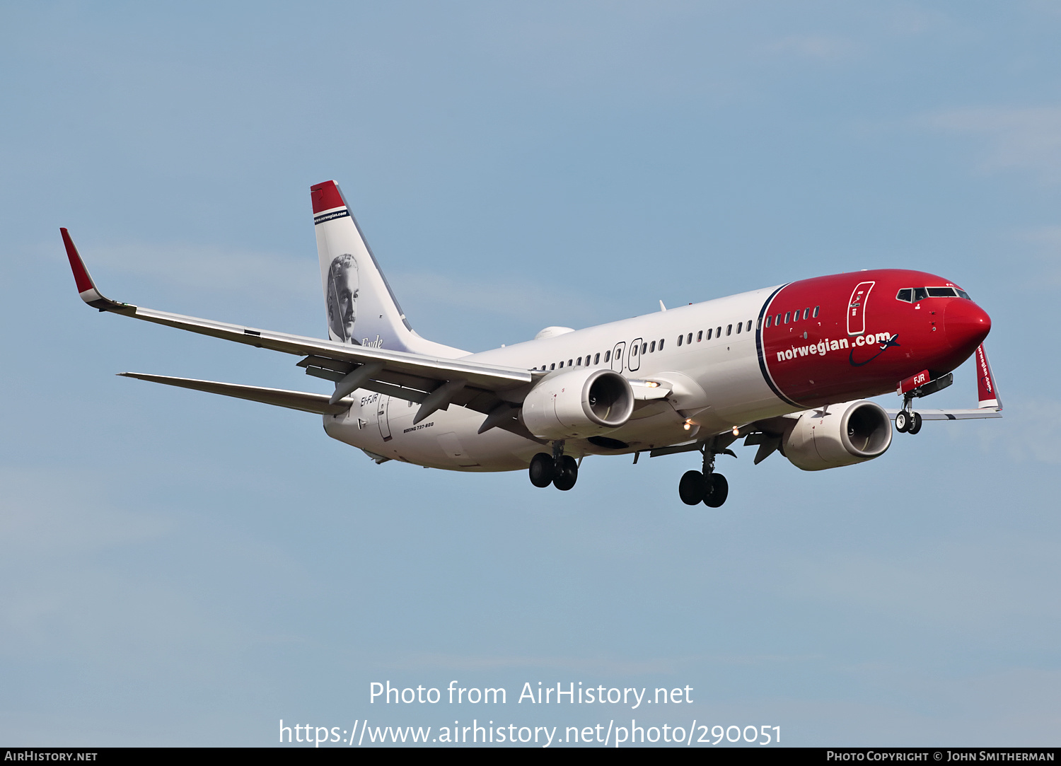 Aircraft Photo of EI-FJR | Boeing 737-86N | Norwegian | AirHistory.net #290051