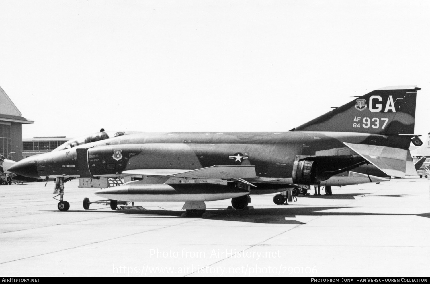 Aircraft Photo of 64-0937 / AF64-937 | McDonnell F-4D Phantom II | USA - Air Force | AirHistory.net #290106