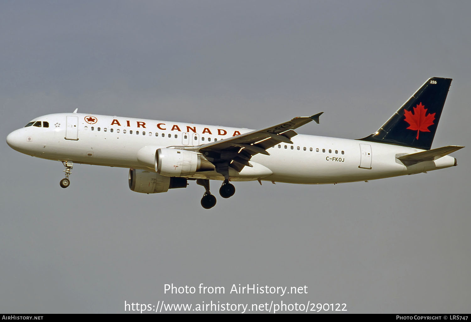 Aircraft Photo of C-FKOJ | Airbus A320-211 | Air Canada | AirHistory.net #290122