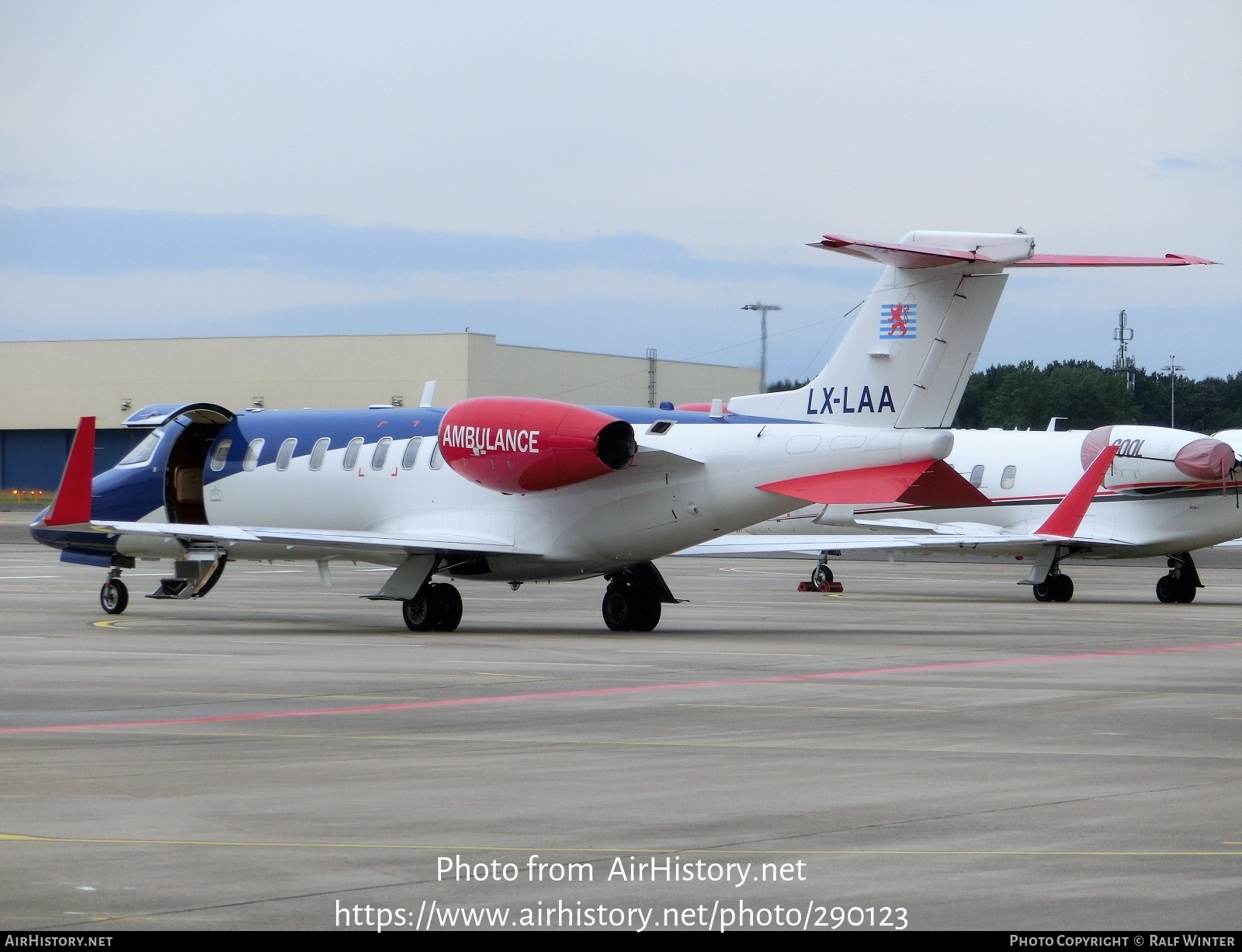 Aircraft Photo of LX-LAA | Learjet 45 | LAR - Luxembourg Air Rescue | AirHistory.net #290123